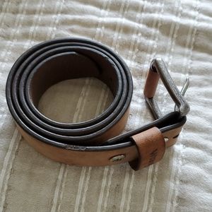 Wrangler leather belt